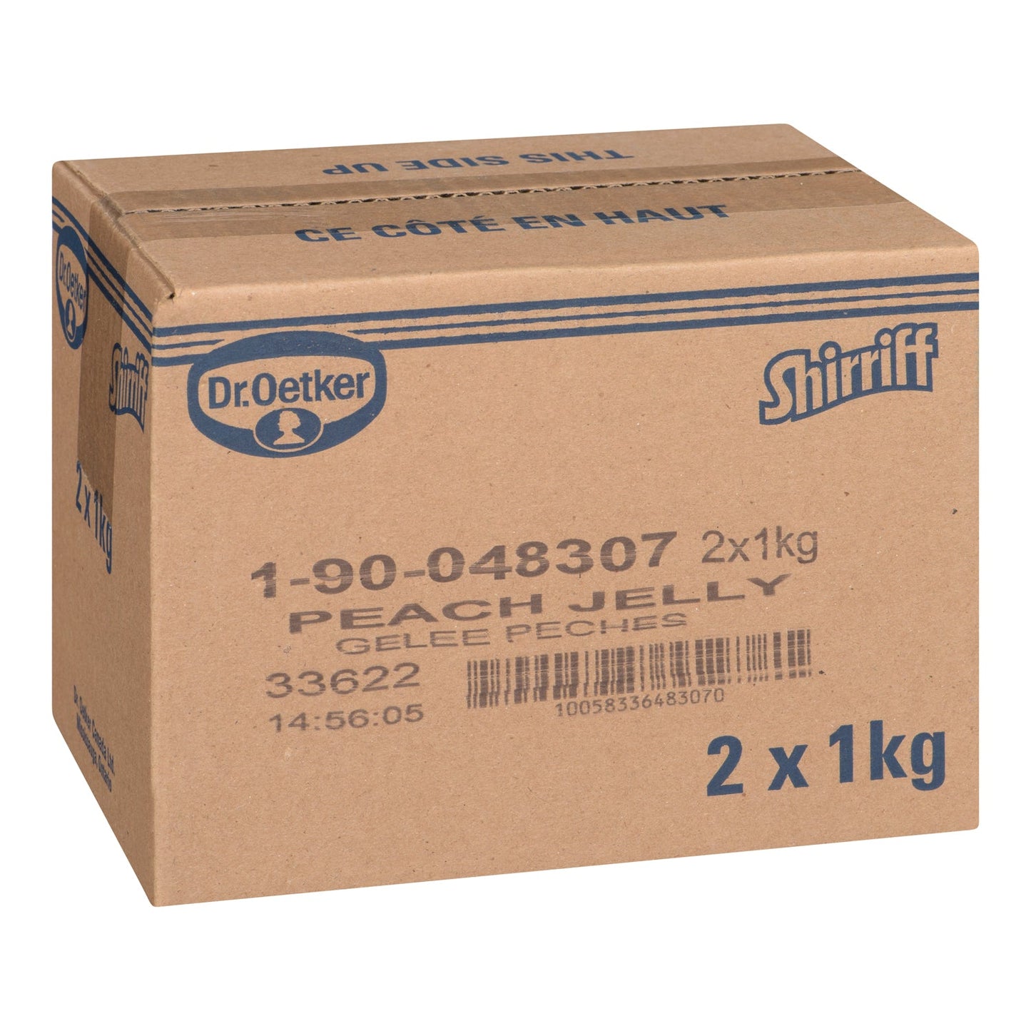 Gelatin Peach Powder - 2 x 1 kg - Shirriff - Baking Mixes and Ingredients - Canadian Distribution-2