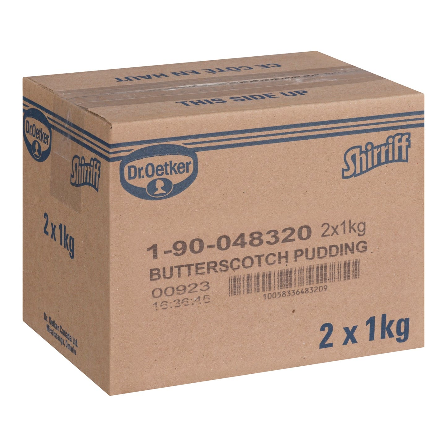 Pudding Butterscotch Powder - 2 x 1 kg - Shirriff - Baking Mixes and Ingredients - Canadian Distribution-2