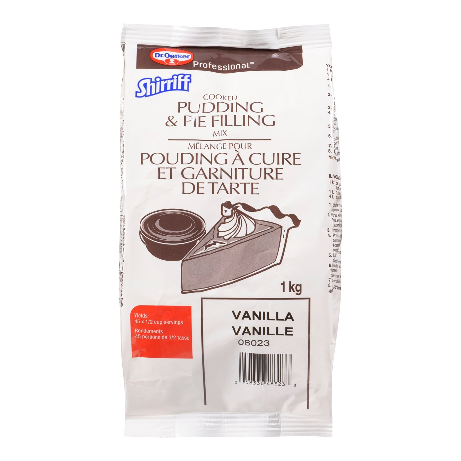 Pudding Vanilla Powder - 2 x 1 kg - Shirriff - Baking Mixes and Ingredients - Canadian Distribution-0
