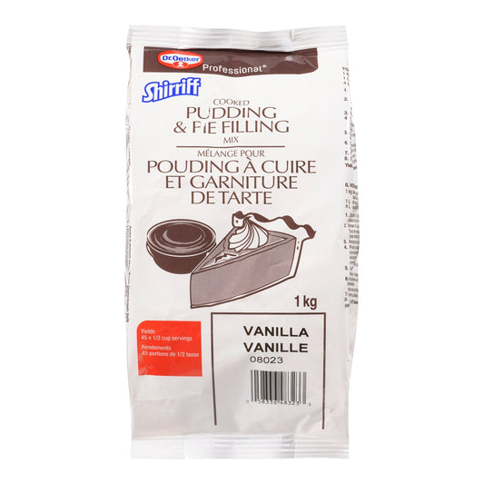 Pudding Vanilla Powder - 2 x 1 kg - Shirriff - Baking Mixes and Ingredients - Canadian Distribution-0