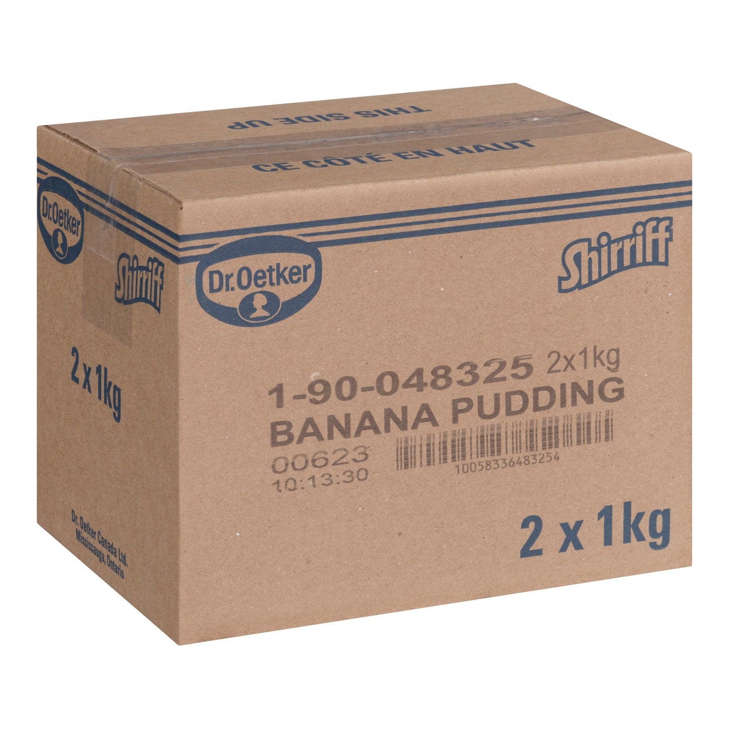 Pudding Banana Cream Powder - 2 x 1 kg - Shirriff - Baking Mixes and Ingredients - Canadian Distribution-2