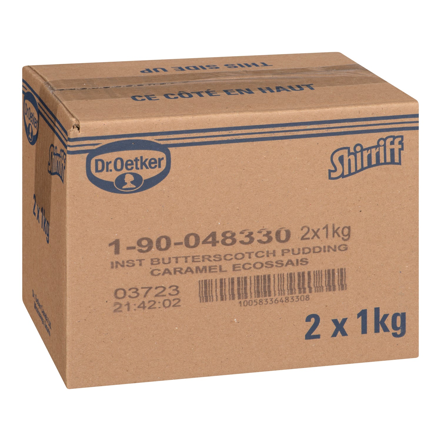 Pudding Butterscotch Powder Instant - 2 x 1 kg - Shirriff - Baking Mixes and Ingredients - Canadian Distribution-2