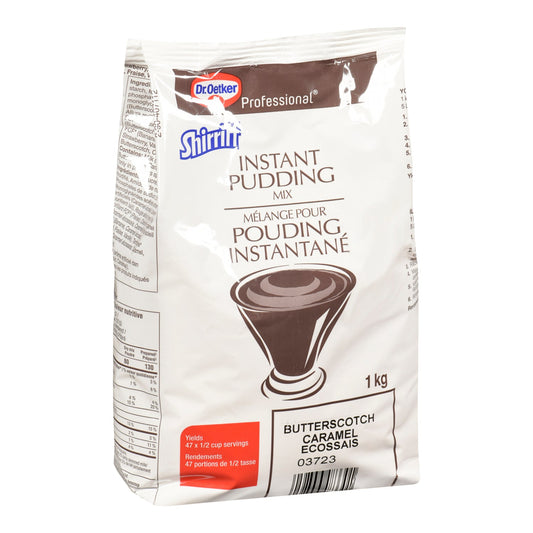 Pudding Butterscotch Powder Instant - 2 x 1 kg - Shirriff - Baking Mixes and Ingredients - Canadian Distribution-0