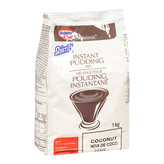 Pudding Coconut Cream Instant - 2 x 1 kg - Shirriff - Baking Mixes and Ingredients - Canadian Distribution-0