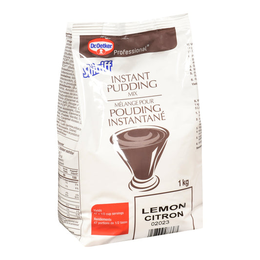 Pudding Lemon Powder Instant - 2 x 1 kg - Shirriff - Baking Mixes and Ingredients - Canadian Distribution-0