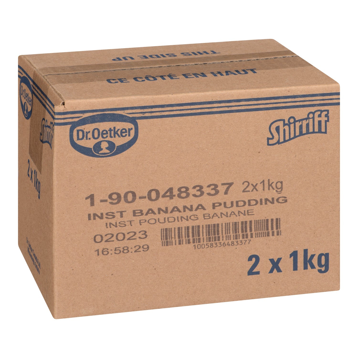 Pudding Banana Powder Instant - 2 x 1 kg - Shirriff - Baking Mixes and Ingredients - Canadian Distribution-2
