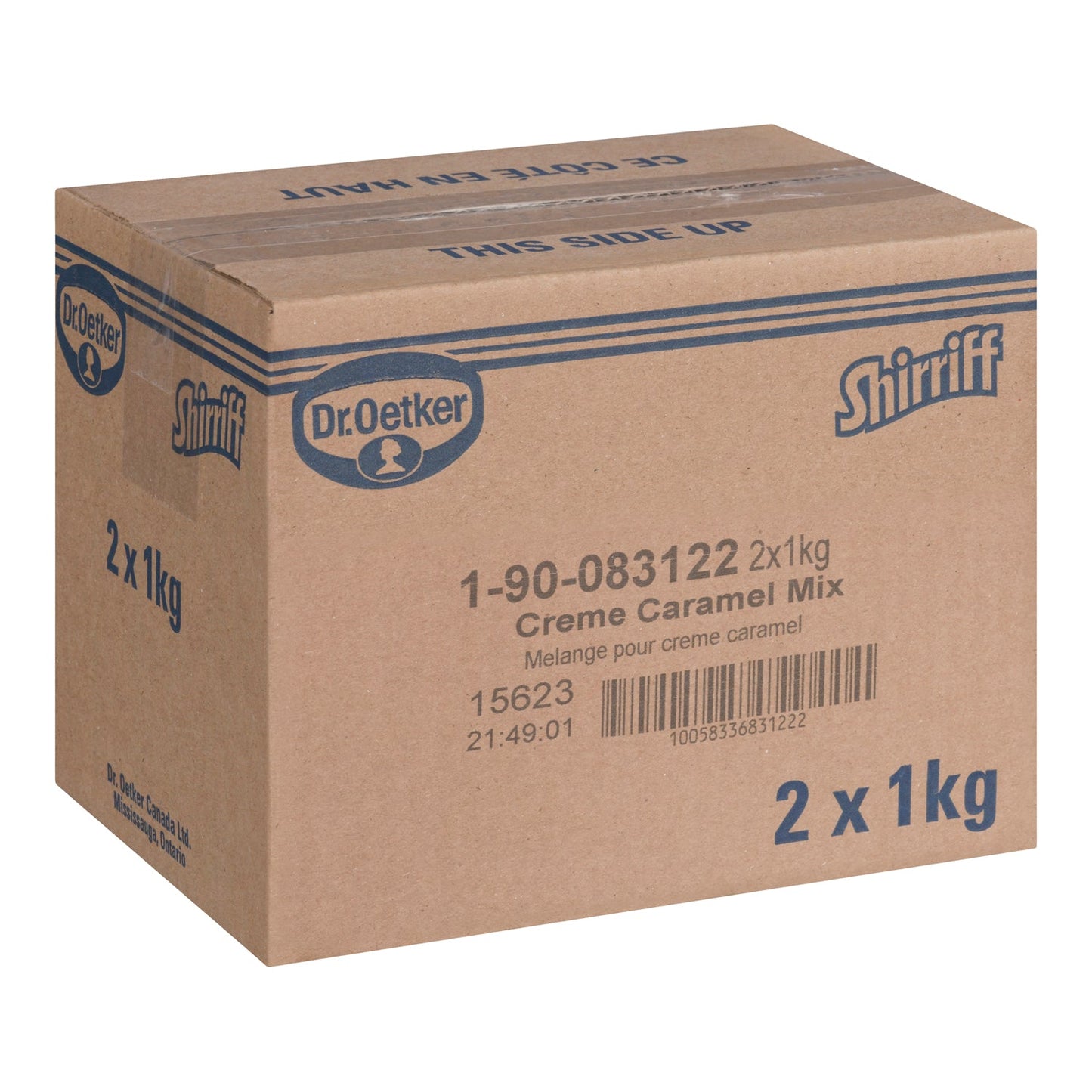 Pudding Mix Caramel Creme - 2 x 1 kg - Oetker - Baking Mixes and Ingredients - Canadian Distribution-2