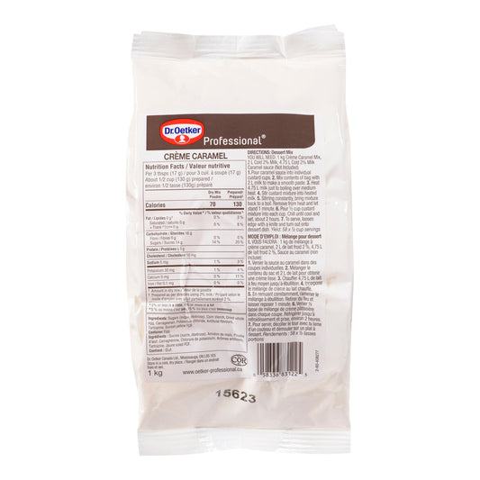 Pudding Mix Caramel Creme - 2 x 1 kg - Oetker - Baking Mixes and Ingredients - Canadian Distribution-0