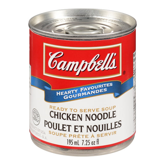 Soup Chicken Noodle Ez Open - 24 x 195 mL - Campbell's Soup - Restaurant and Foodservice Ingredients - Canadian Distribution-0
