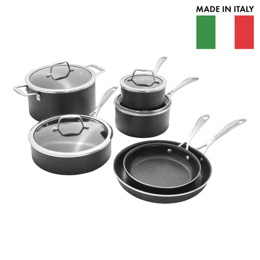 HENCKELS Capri 10 Piece Aluminum Cookware Set-0