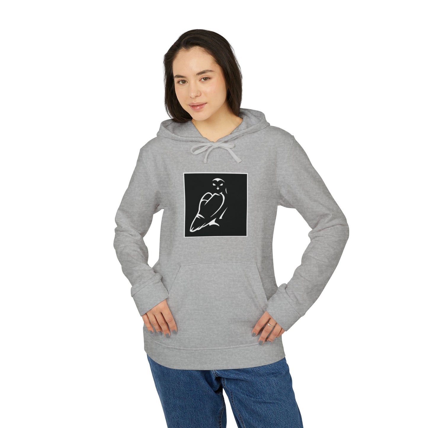 Cozy Adidas Okpik Nest Unisex Fleece Hoodie, Casual Wear, Street Style, Gift for Him/Her, Perfect for Relaxing and Everyday Wear