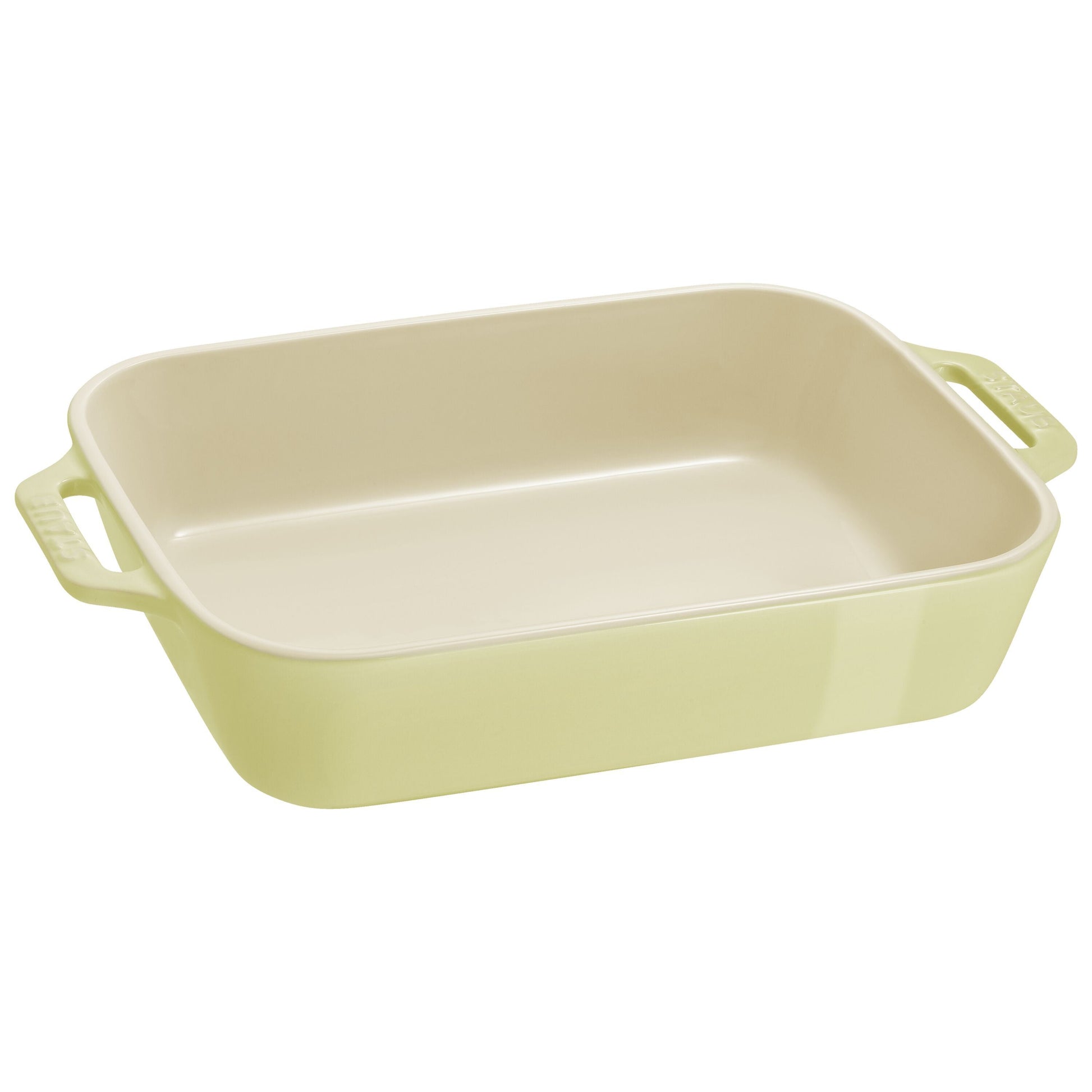 STAUB Ceramique Rectangular Baking Dish Set Light Green 2 Piece-2