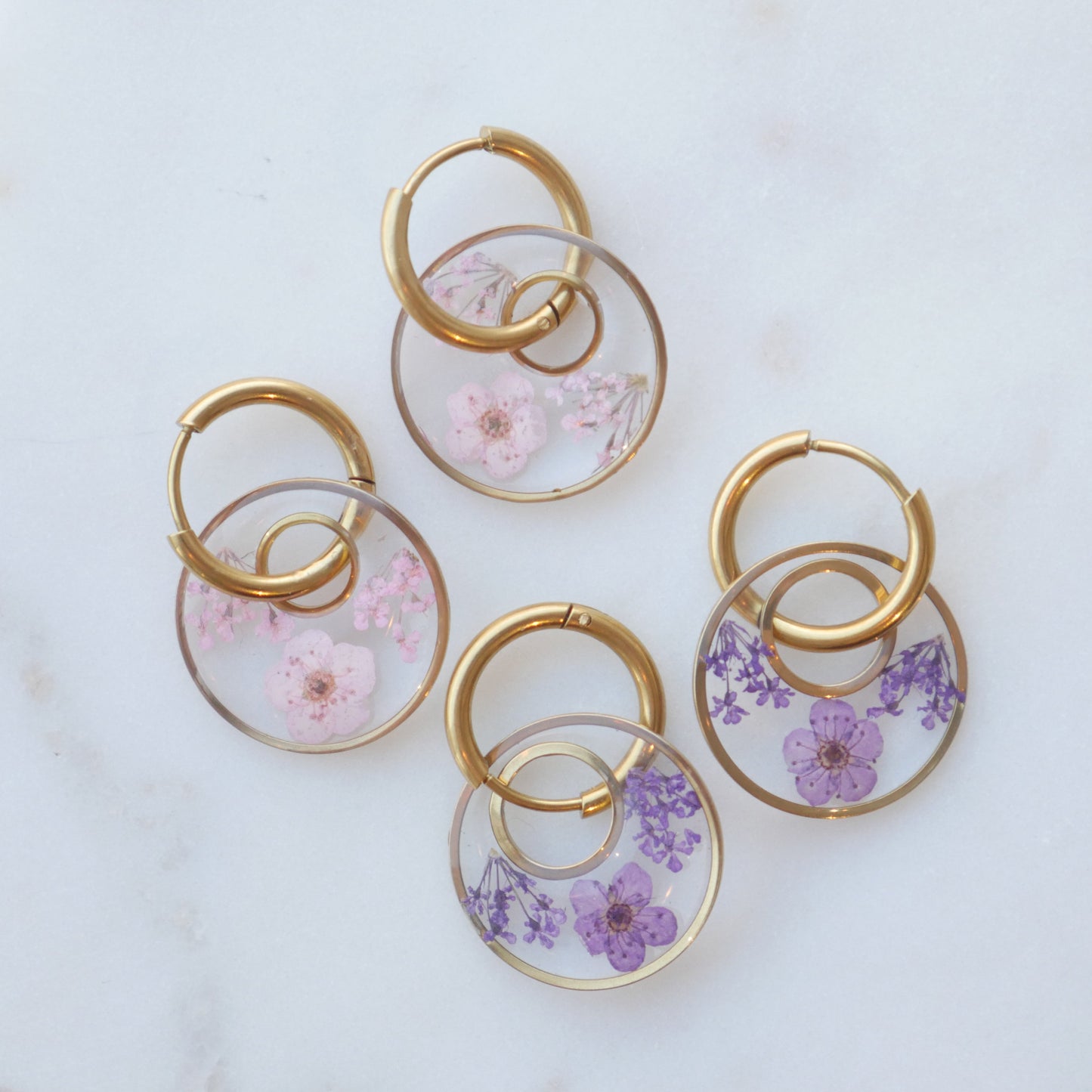 Boucles d'oreilles Dona - Spirées