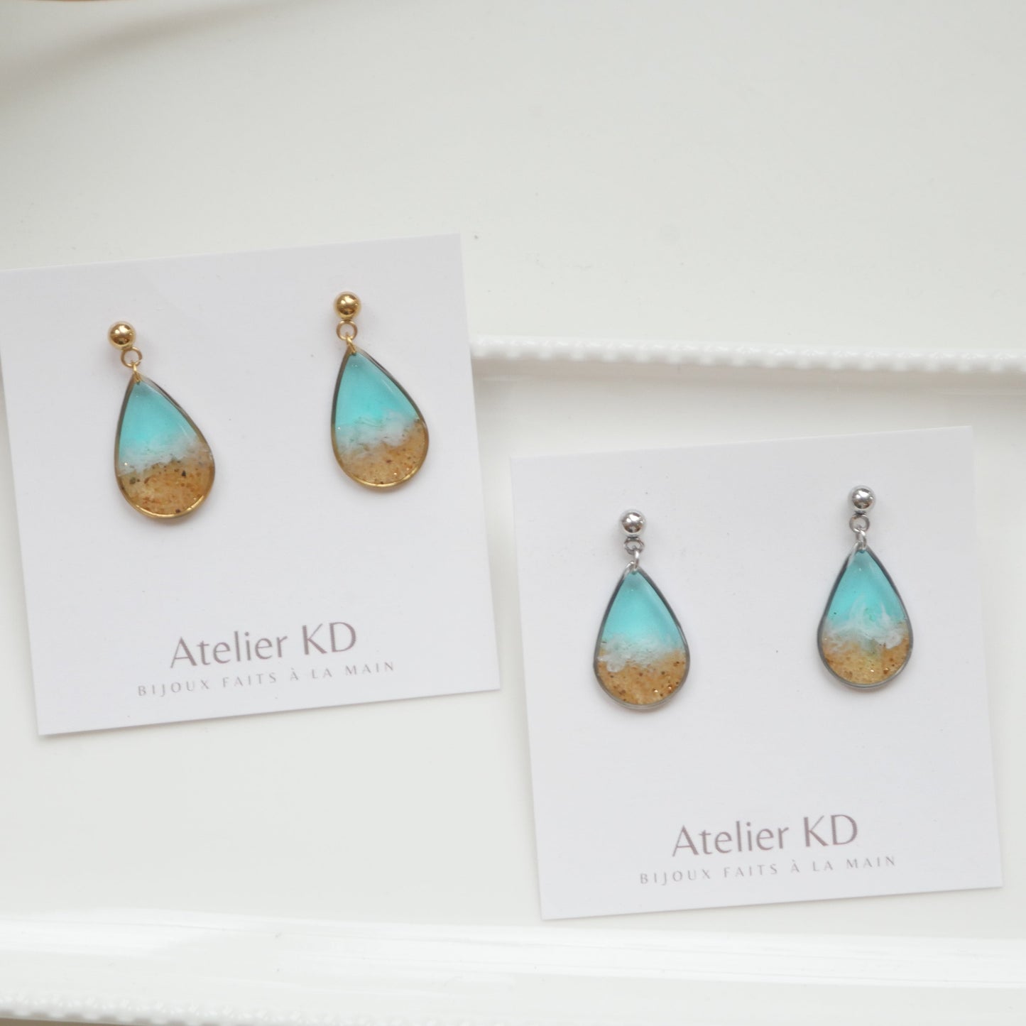 Boucles d'oreilles Tulum- goute