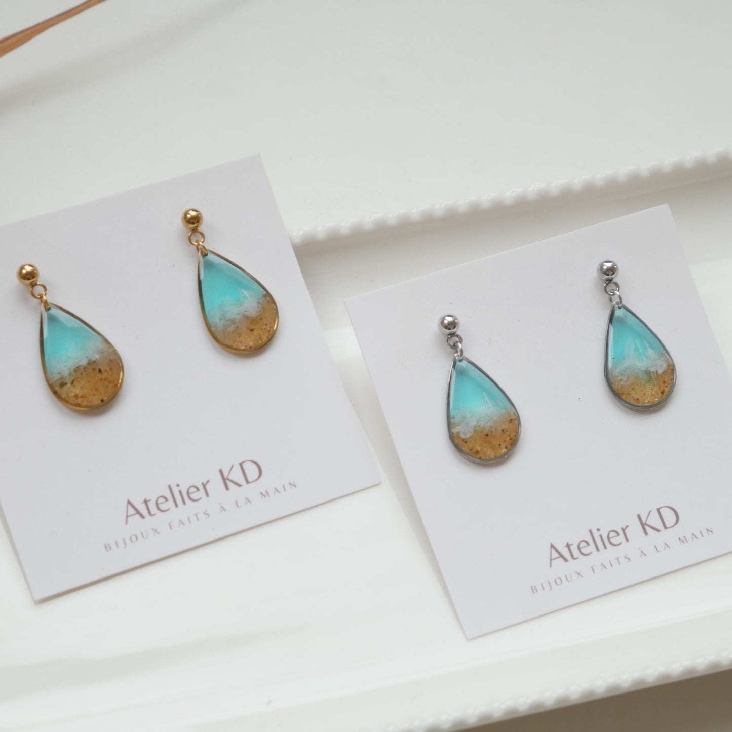 Boucles d'oreilles Tulum- goute