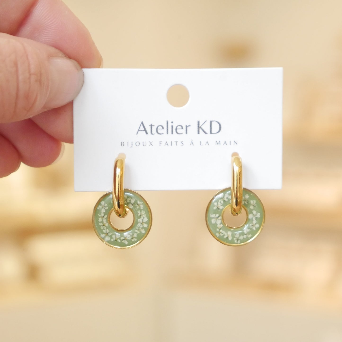 Boucles d'oreilles Dona (petit 16mm) - Edition spéciale automne 2025