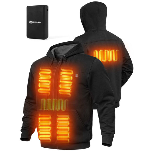 ANTARCTICA GEAR Heated Hoodie Sweater for Men with 12V 20000mAh Battery Pack-0