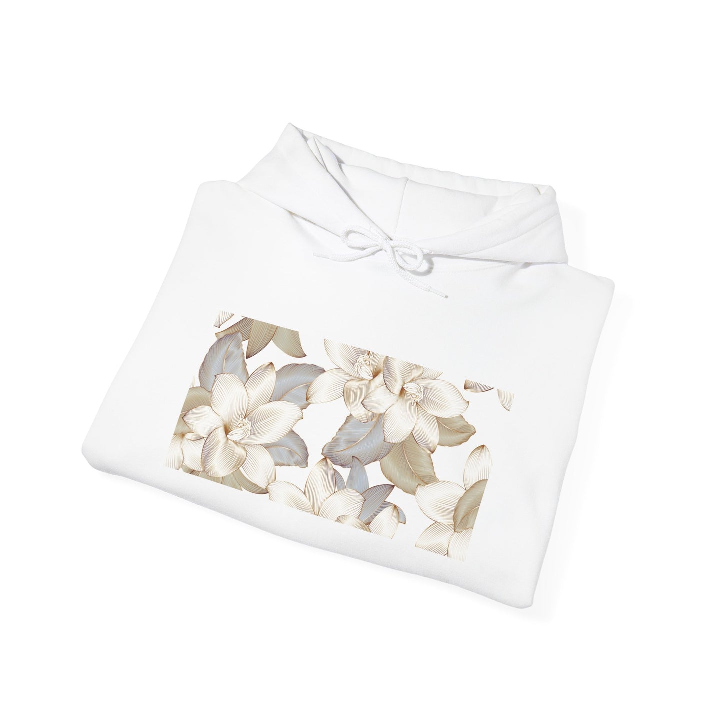 Serene Floral Unisex Hoodie | Cozy Gift for Nature Lovers, Perfect for Fall, Spring, Relaxation, and Casual Outings