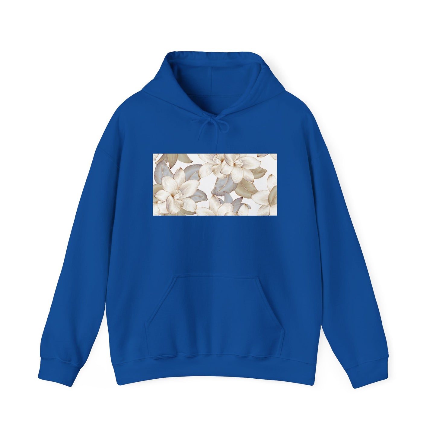 Serene Floral Unisex Hoodie | Cozy Gift for Nature Lovers, Perfect for Fall, Spring, Relaxation, and Casual Outings