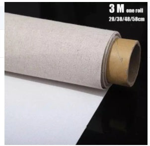 Linen blended coated canvas