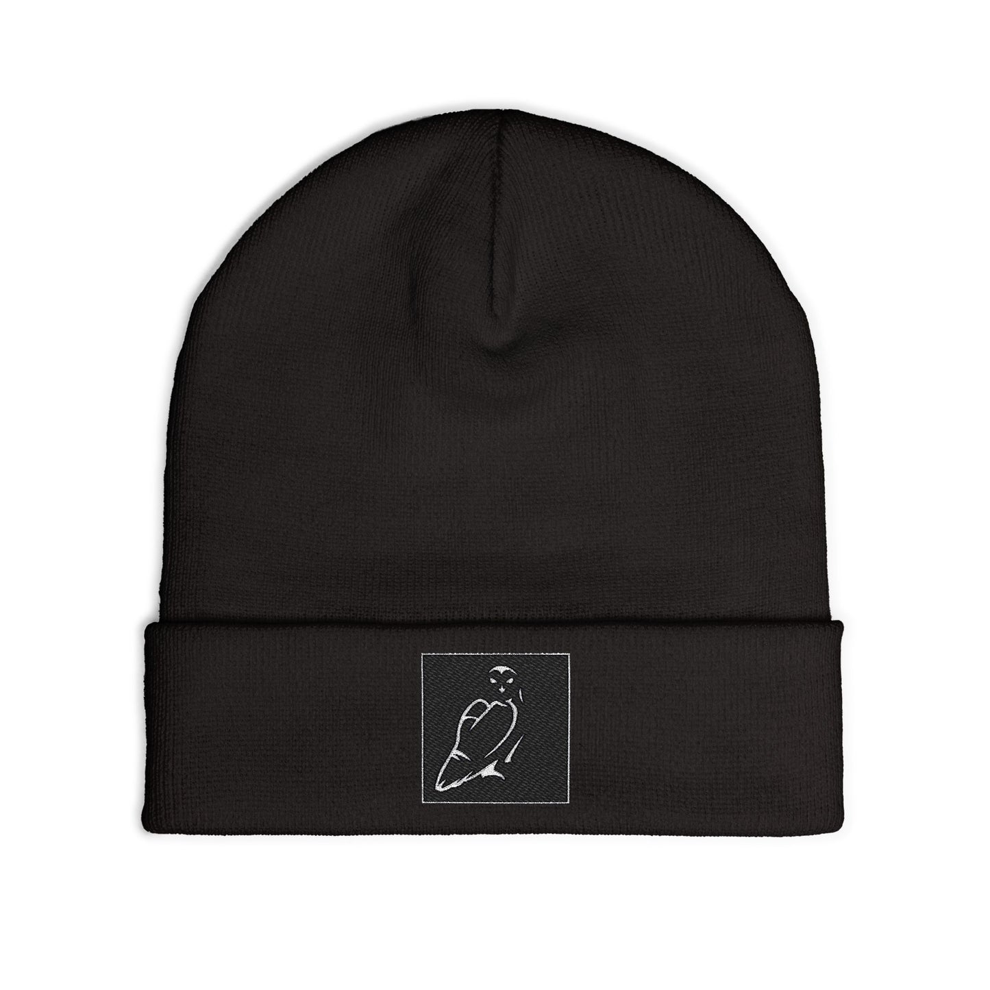 Trendy Embroidered Knit Beanie - Cozy Winter Hat, Stylish Headwear for Men & Women, Gift for Him/Her, Casual Fashion Accessory