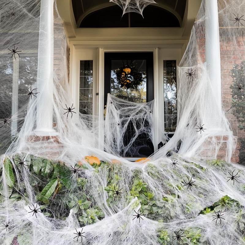 Halloween Decoration Cotton Spider Web Atmosphere Layout Props
