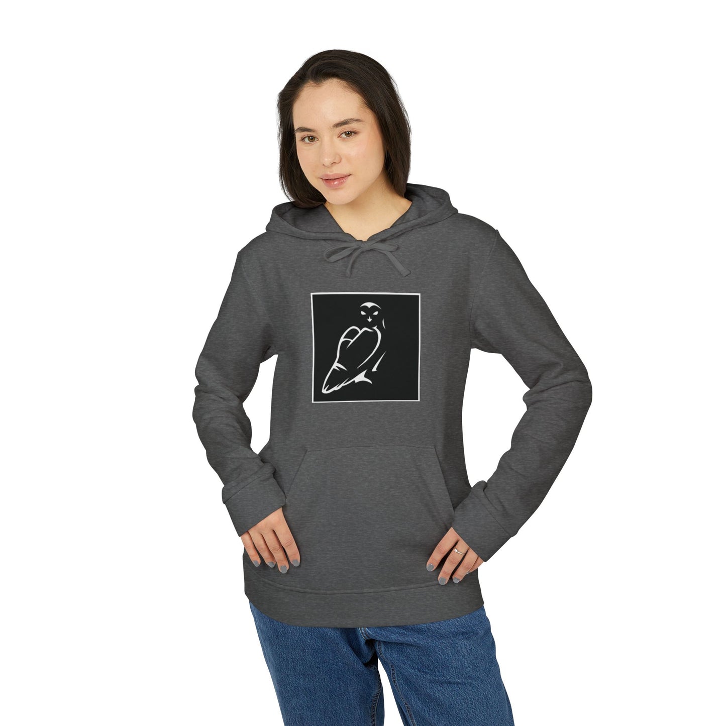 Cozy Adidas Okpik Nest Unisex Fleece Hoodie, Casual Wear, Street Style, Gift for Him/Her, Perfect for Relaxing and Everyday Wear