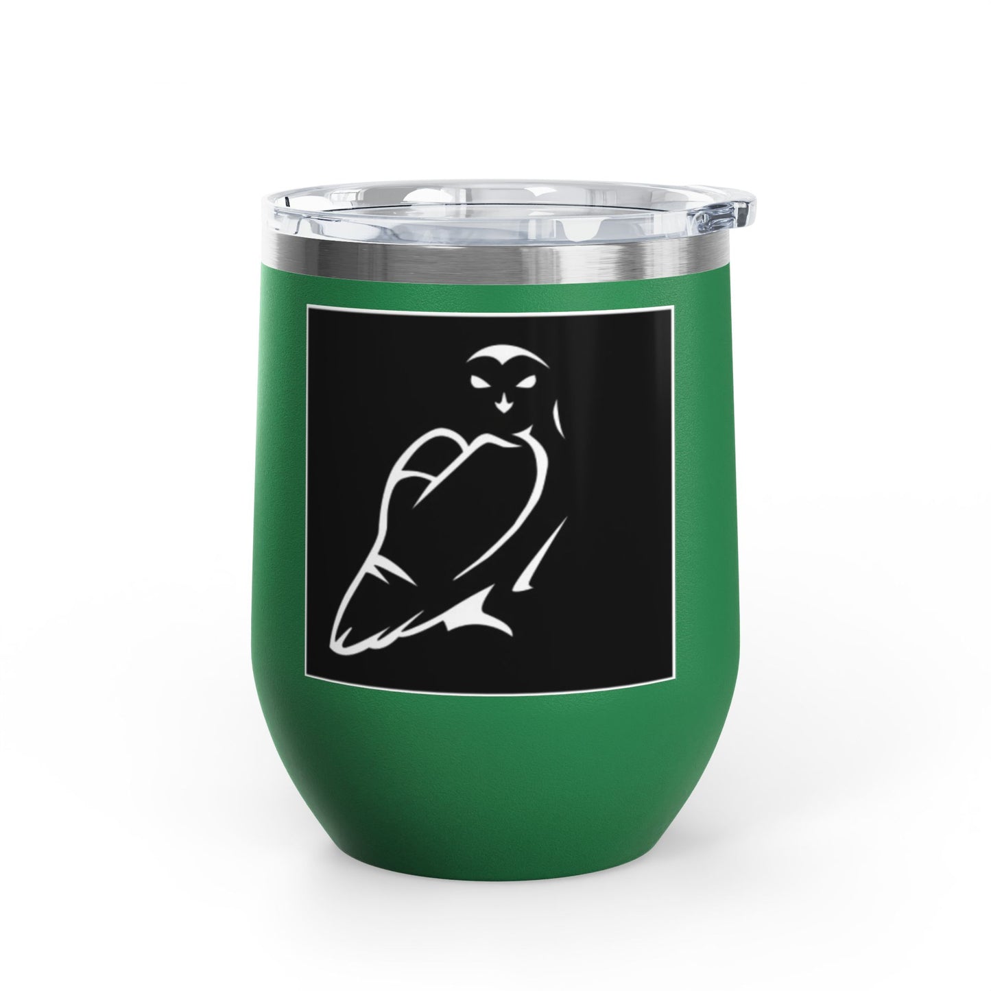 Elegant Owl Wine Tumbler, 12oz - Perfect Gift for Wine Lovers, Elegant Home Decor, Party Favor, Unique Gift Idea, Barware