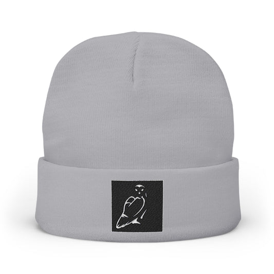 Trendy Embroidered Knit Beanie - Cozy Winter Hat, Stylish Headwear for Men & Women, Gift for Him/Her, Casual Fashion Accessory