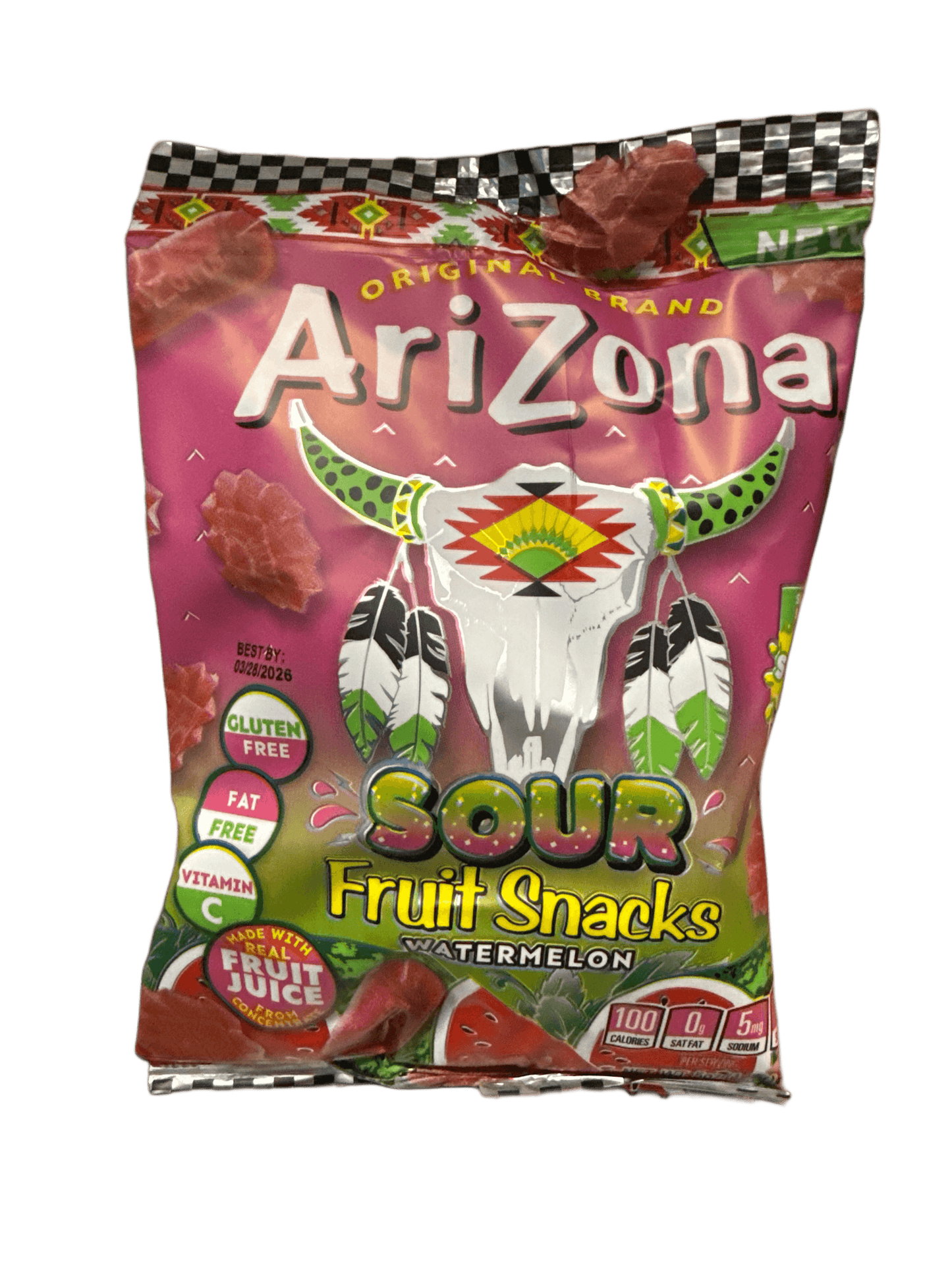 Arizona Sour Watermelon Fruit Snacks 142G - U.S Edition