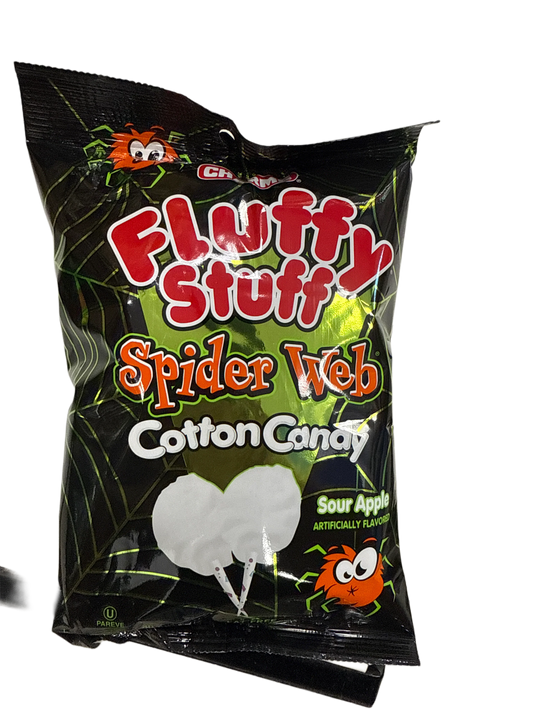 Charms Halloween Spiders Web Cotton Candy Sour Apple Flavour 60G - U.S Edition
