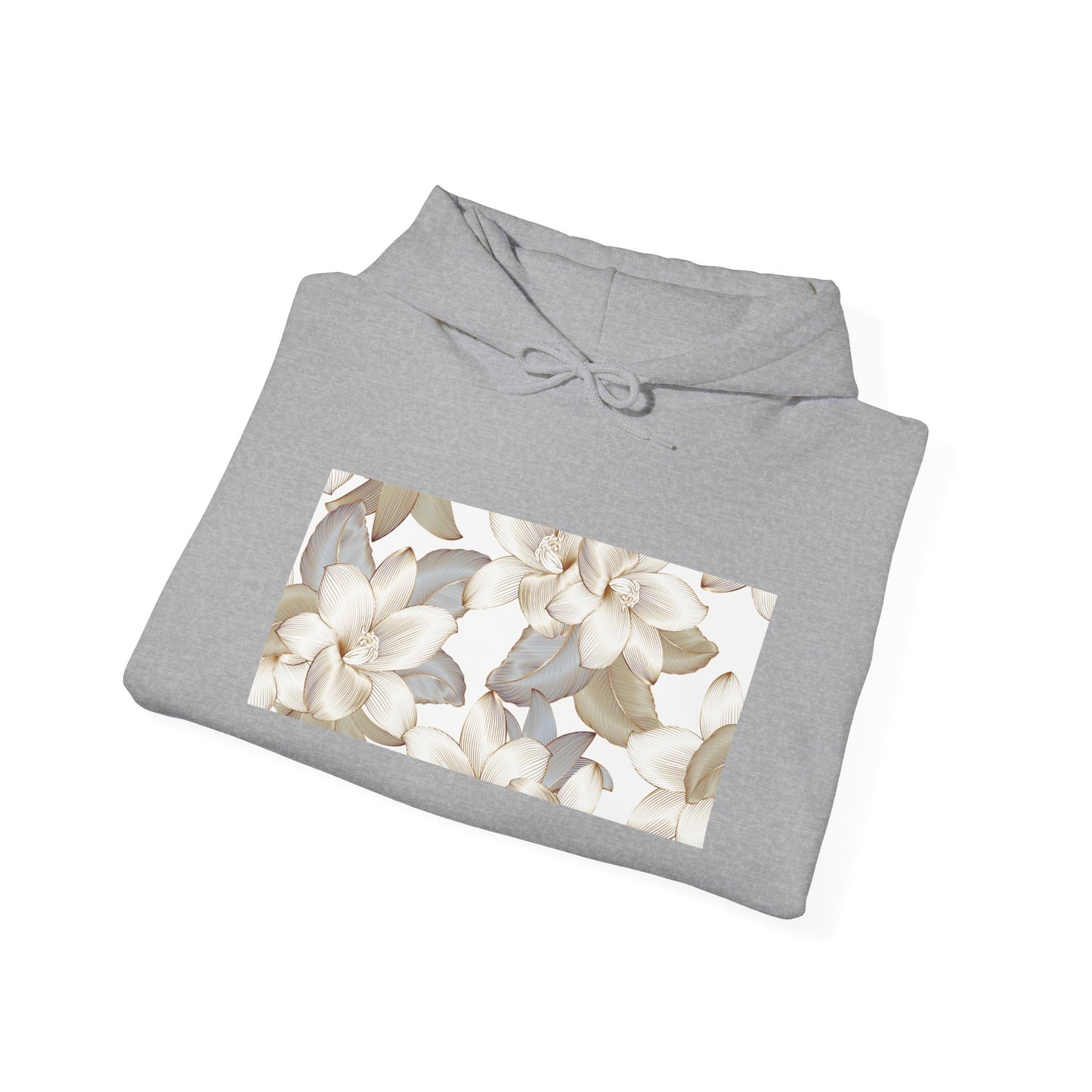 Serene Floral Unisex Hoodie | Cozy Gift for Nature Lovers, Perfect for Fall, Spring, Relaxation, and Casual Outings
