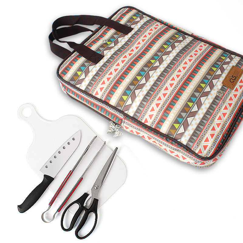 New Outdoor Cookware Five-Piece Set Camping Barbecue