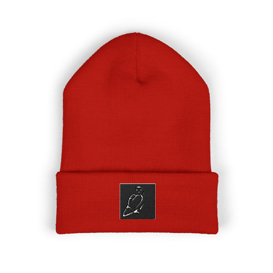 Stylish Embroidered Beanie - Perfect for Winter, Casual Outings, or Holiday Gifting, Unisex Warm Hat, Cuffed Knit Cap, Winter Accessory