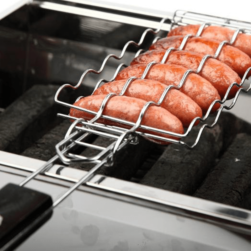 Sausage Grilling Basket Metal Mesh Rack for BBQ-1