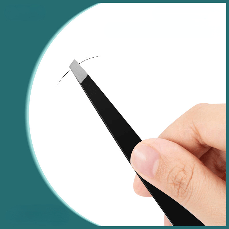 3pcs Eyebrow Trimming Tools, Stainless Steel Eyebrow Tweezer Eyebrow Scissors With Comb Eyebrow Razor