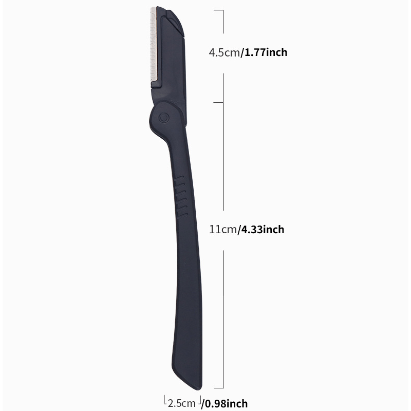 3pcs Eyebrow Trimming Tools, Stainless Steel Eyebrow Tweezer Eyebrow Scissors With Comb Eyebrow Razor