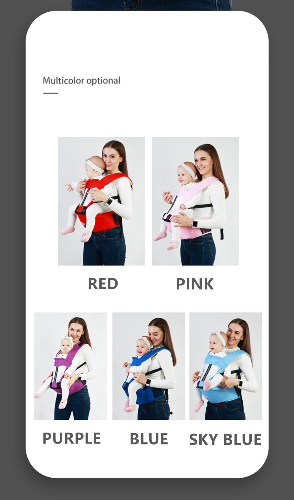 Ergonomic Hipseat Carrier - Portable Backpack for Babywearing, Perfect for Halloween, Thanksgiving, and Christmas Gifts
