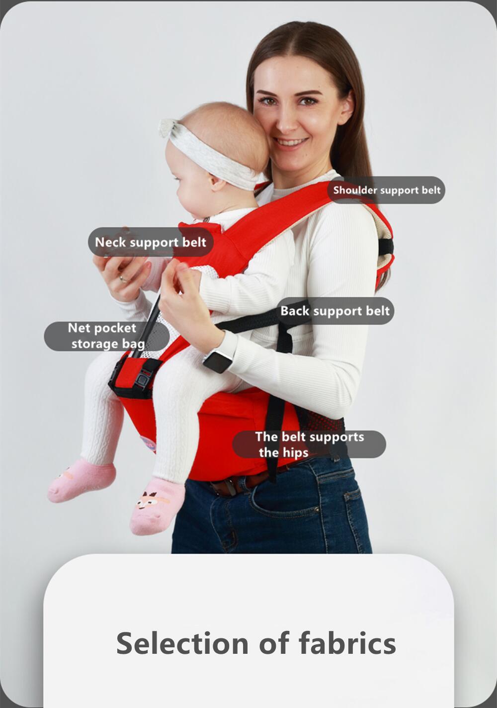 Ergonomic Hipseat Carrier - Portable Backpack for Babywearing, Perfect for Halloween, Thanksgiving, and Christmas Gifts