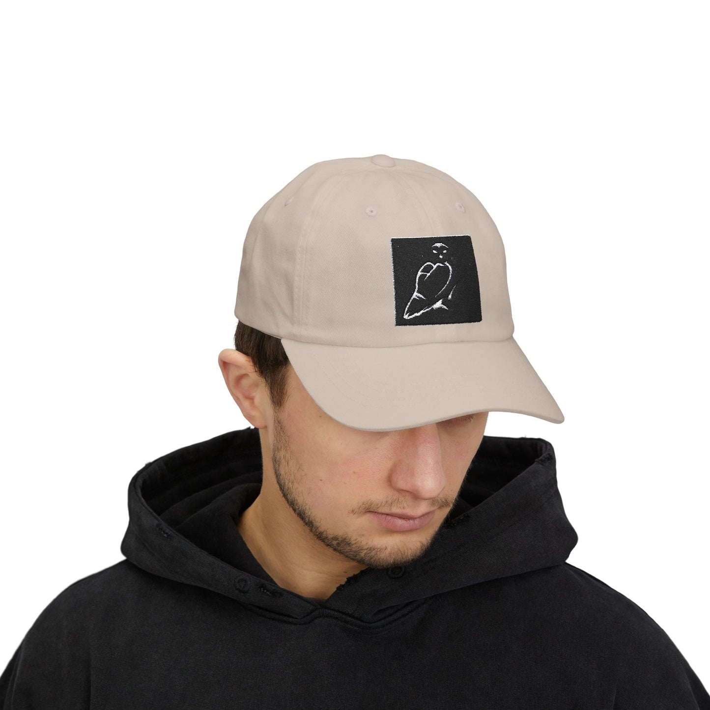 Classic Dad Cap with Vintage Bird Design, Casual Hat for Everyday Wear, Father's Day Gift, Unisex Adjustable Cap, Stylish Sun Protection