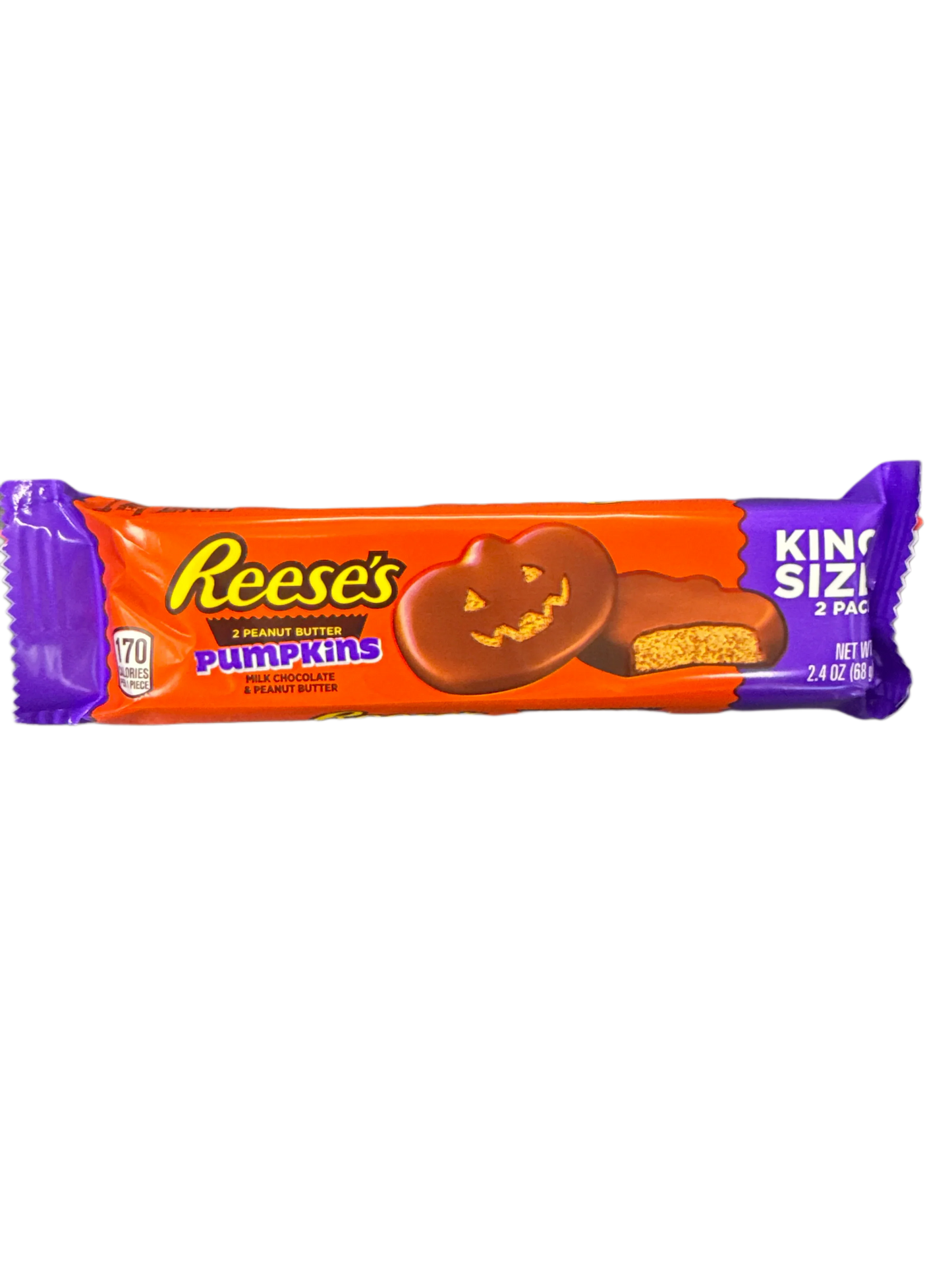 Reeses Halloween Peanut Butter Pumpkin Cups 68G - U.S Edition