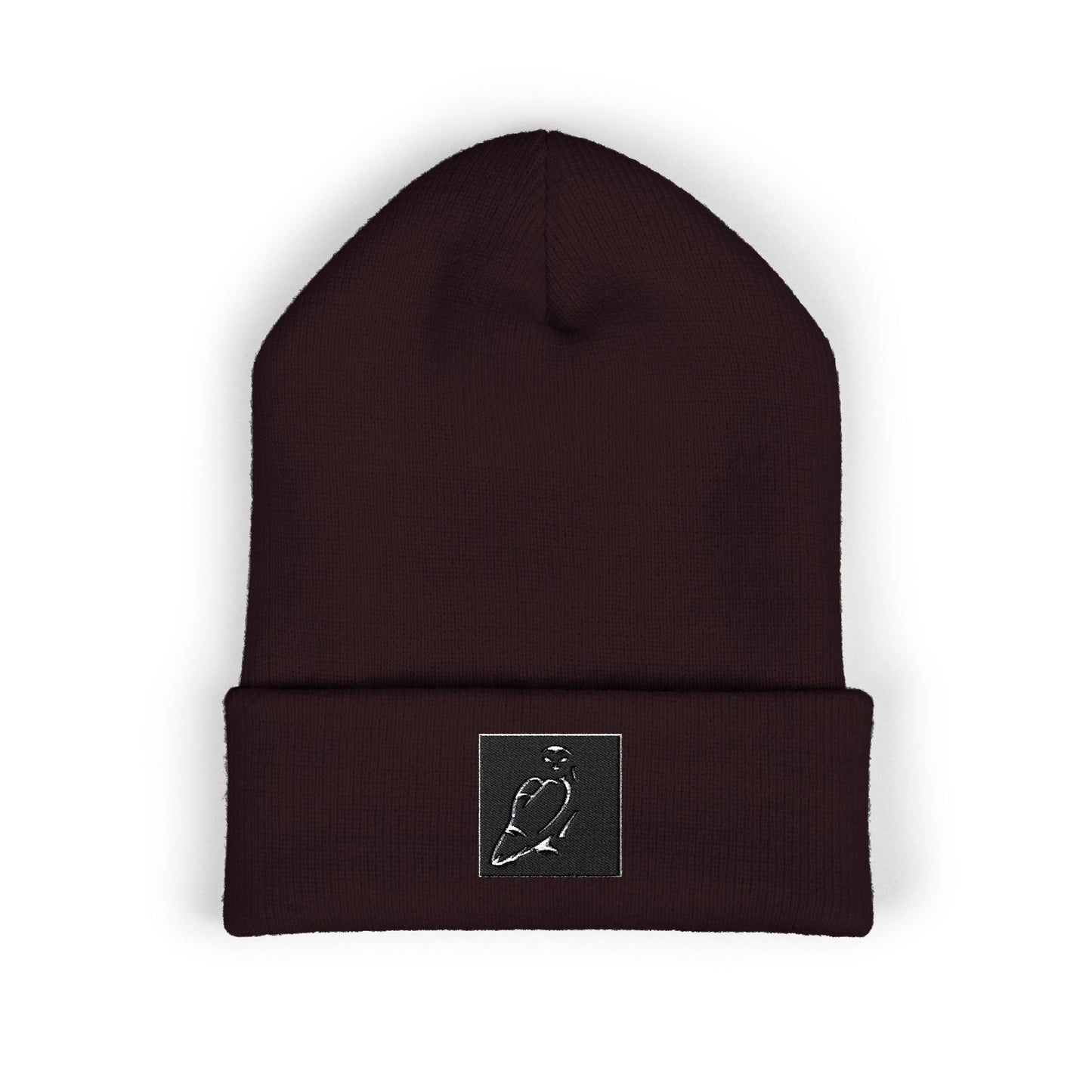 Stylish Embroidered Beanie - Perfect for Winter, Casual Outings, or Holiday Gifting, Unisex Warm Hat, Cuffed Knit Cap, Winter Accessory