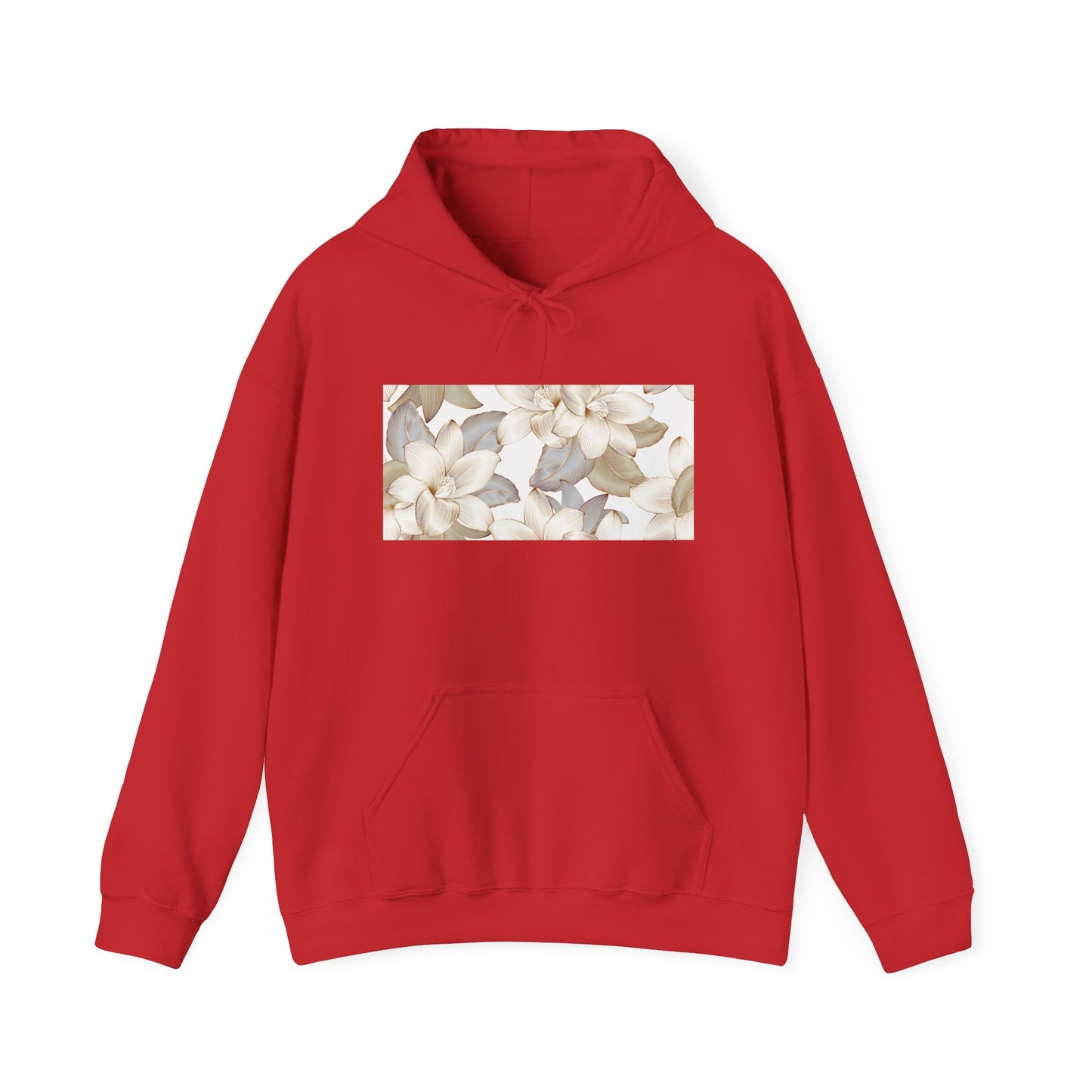 Serene Floral Unisex Hoodie | Cozy Gift for Nature Lovers, Perfect for Fall, Spring, Relaxation, and Casual Outings