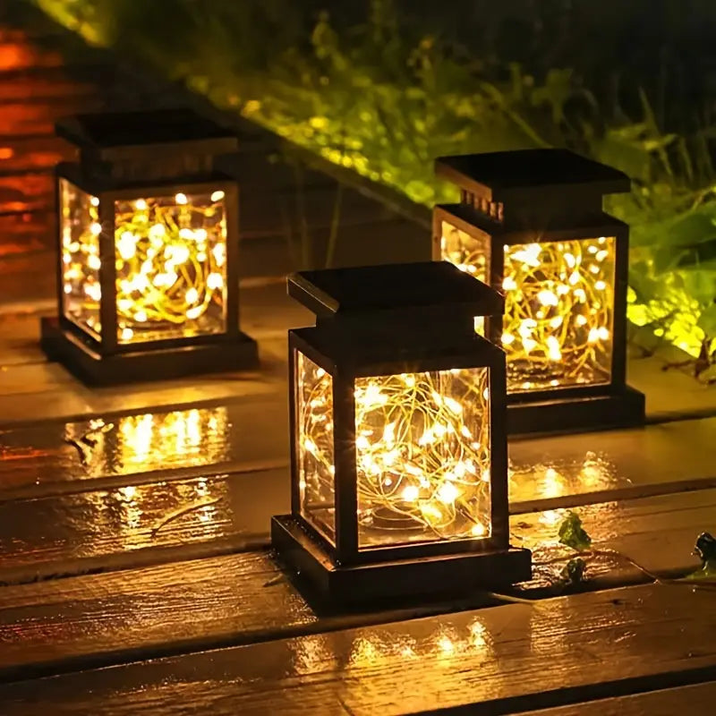Enhance Your Outdoor Space with 1pc Solar Yard Decorations | Waterproof Solar Christmas Lights-1