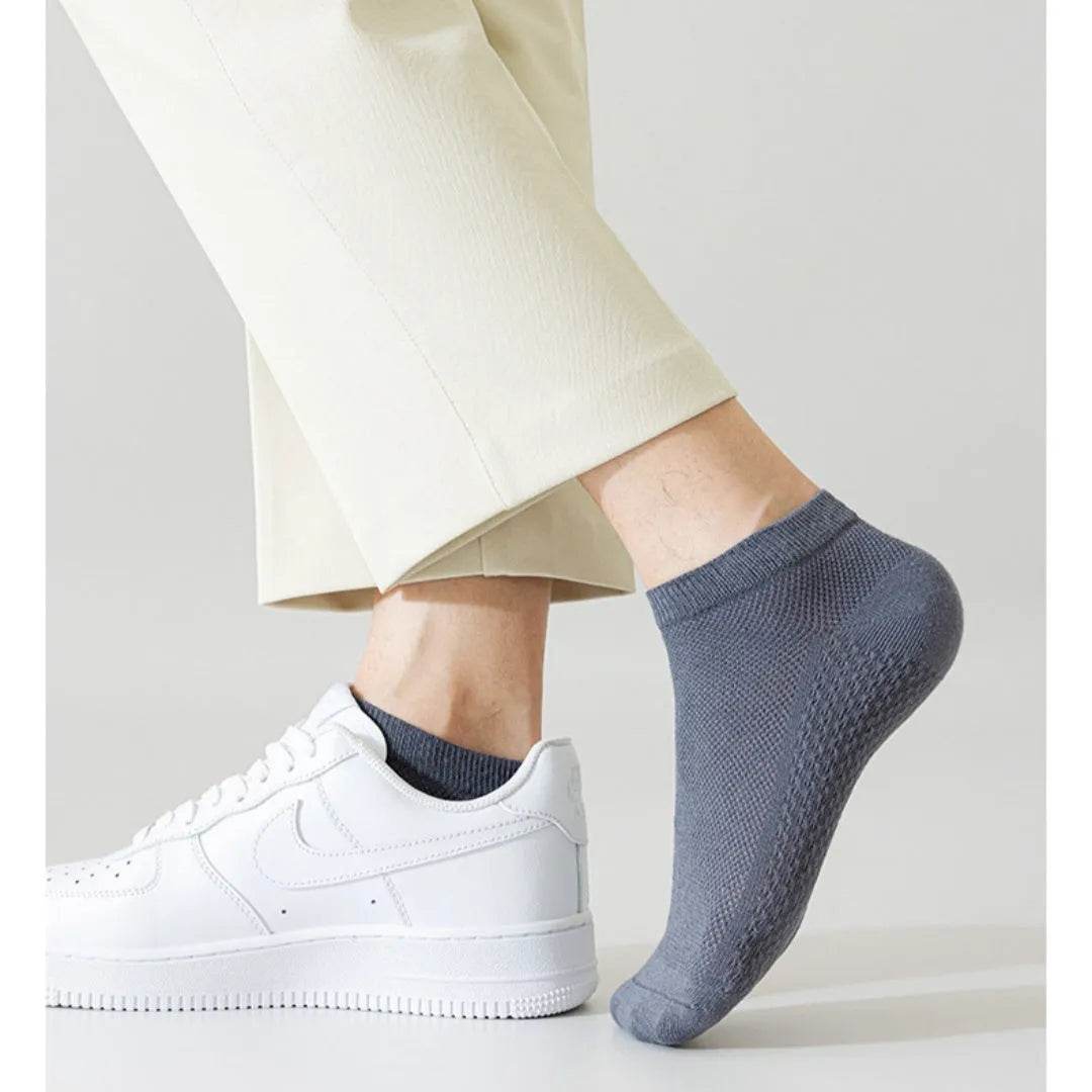 Cotton Anti-Pilling Ankle socks absorbing Invisible Tight Mesh Boat Socks