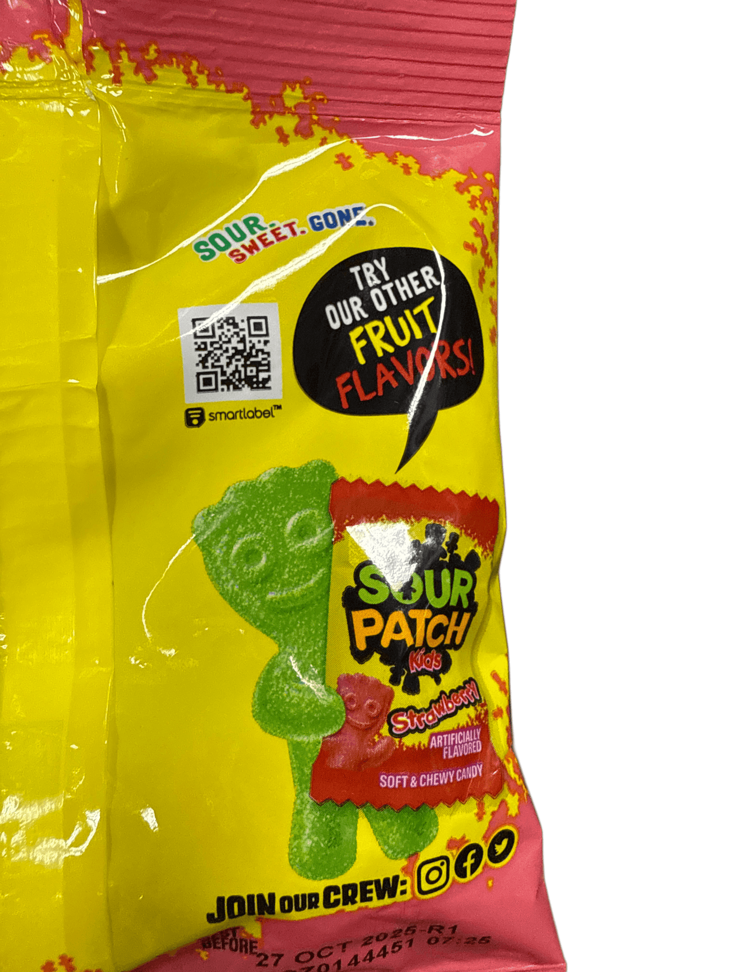 Sour Patch Kids Not So Sour Peach 101G - U.S Edition