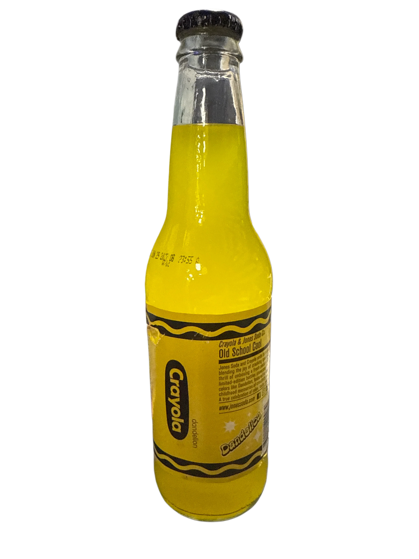 Jones Crayola Limited Edition Pineapple Cream Soda Glass Bottle 355ML - U.S Edition