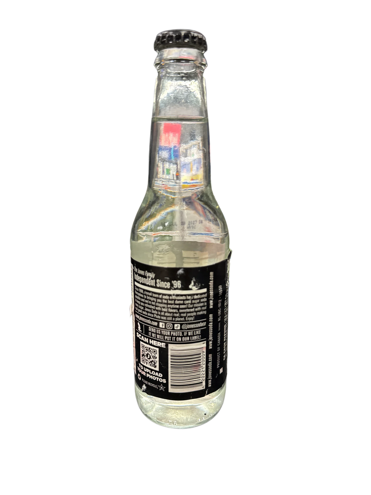 Jones Cream Soda Flavoured Glass Bottle 355ML - Canadian Edition