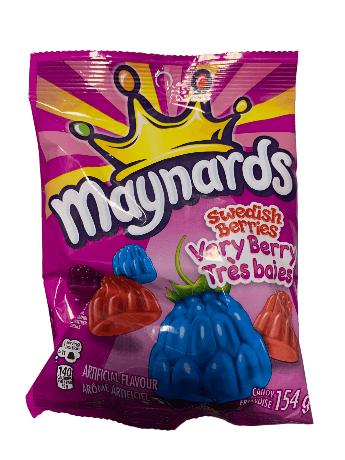 Maynards Swedish Berries Very Berry Flavour 154G - Canadian Edition