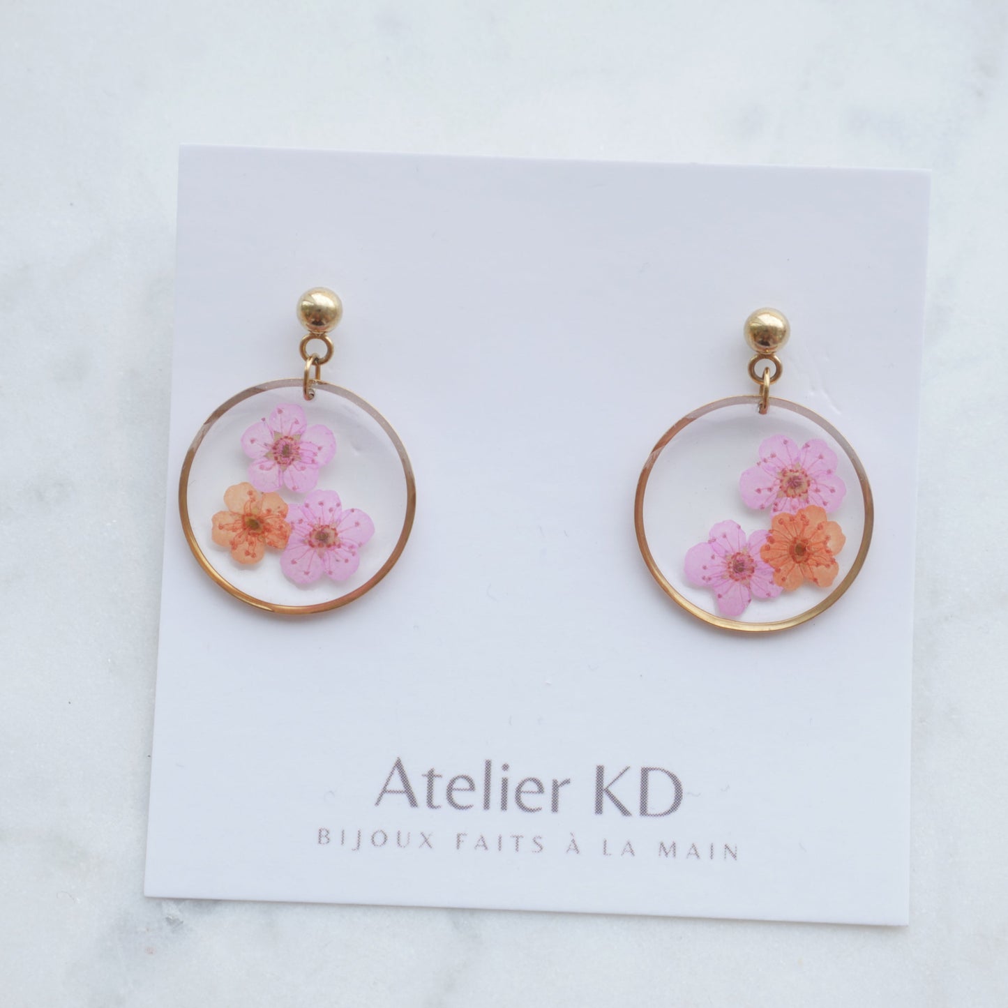 Edition Spéciale - Boucles d'oreilles duo Sofia - rond